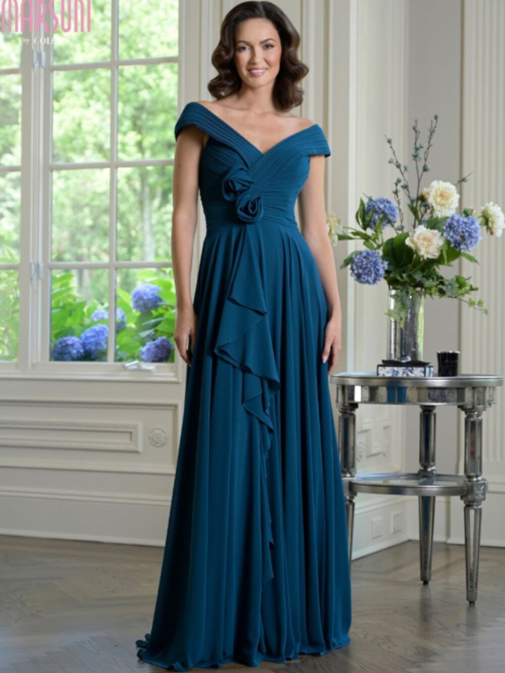 BRAND NEW Marsoni Chiffon A-Line Mother of the Bride Gown